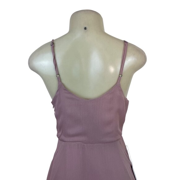 Mia Joy Women’s Dusty Pink Sleeveless Spaghetti Strap Midi Dress Sz S - New - Picture 5 of 9